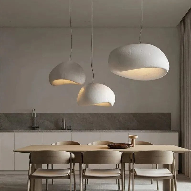 Japanese Wabi Sabi Chandelier Modern Minimalist Dining Living Room Pendant Light