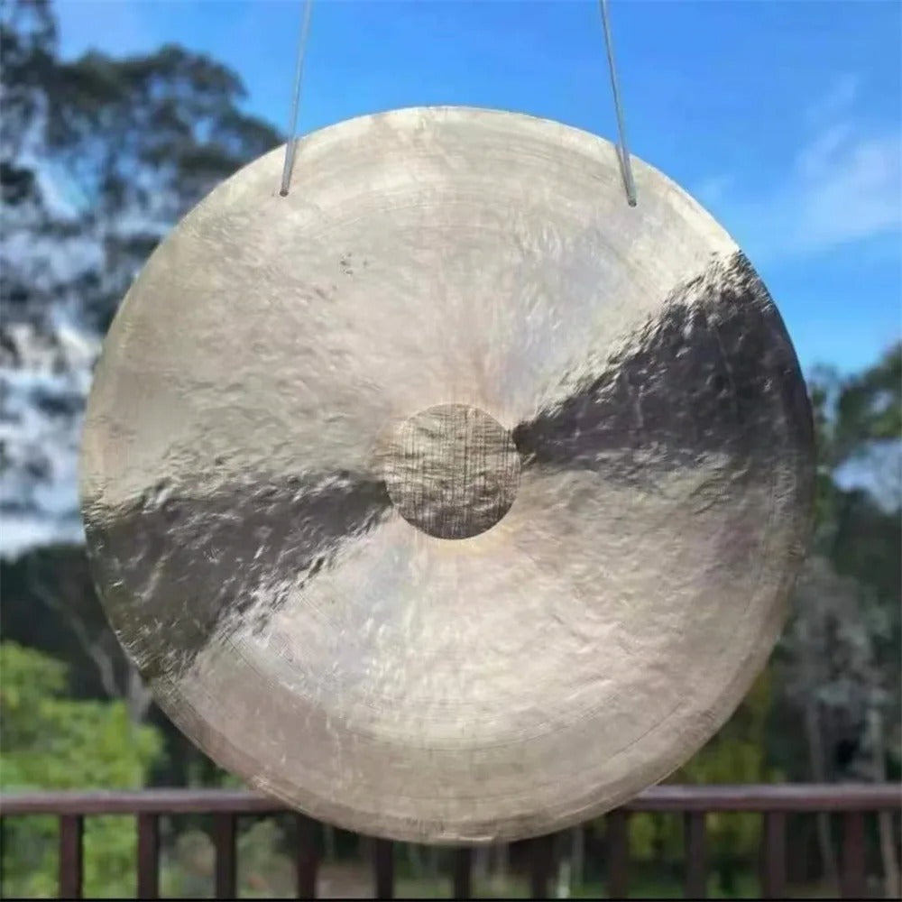 Sound Healing Chinese Wind Gong with Mallet Bronze