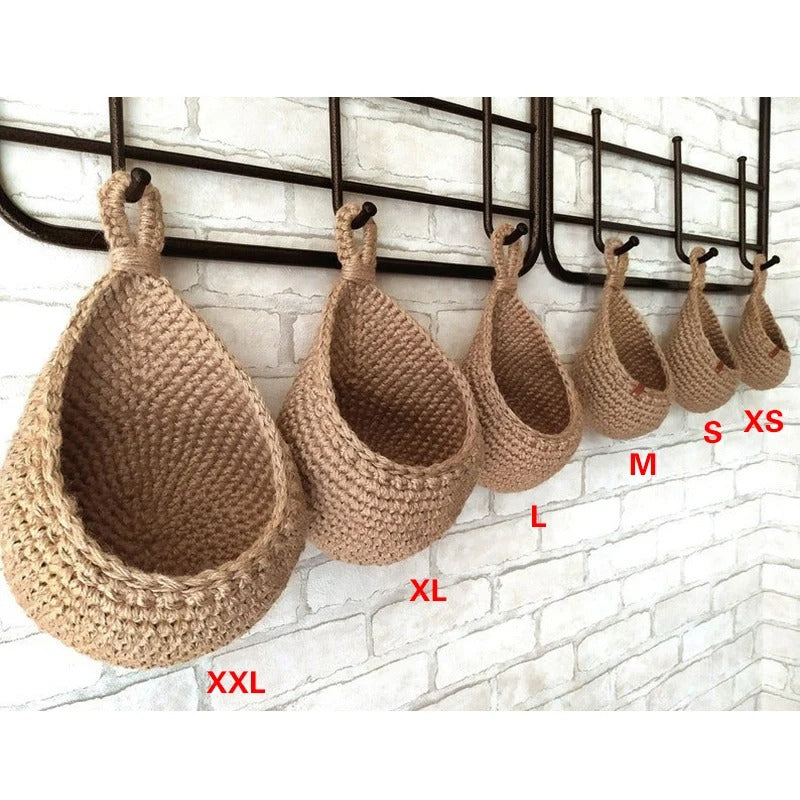 XS-2XL Handwoven Wall Fruit Hanger