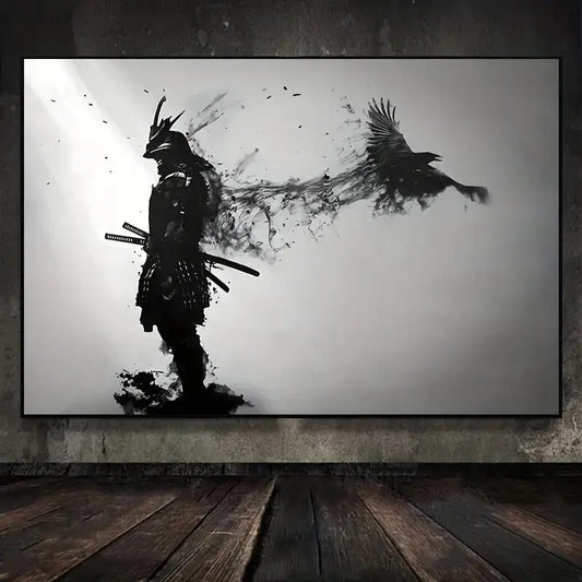 Japanese Samurai Man Posters Wall Painting