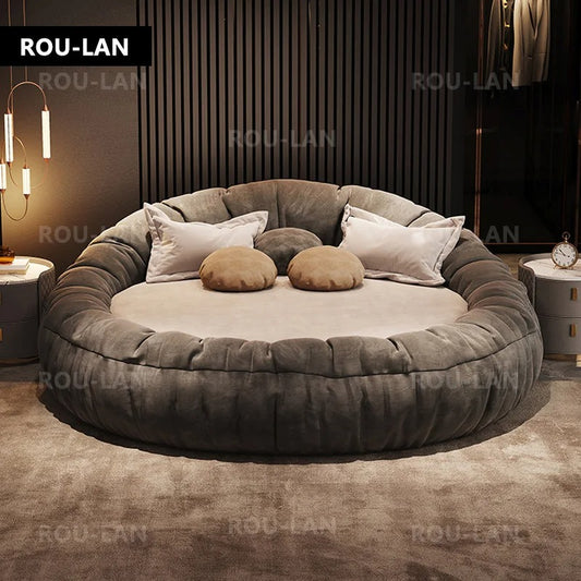 Light Luxury Round Bed