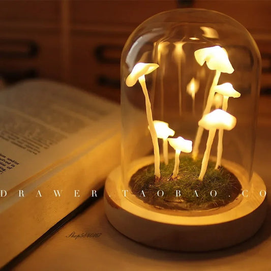 Night Light Original Retro Mushroom Led Night Lamp