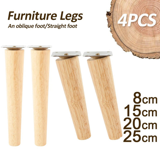 Furniture Legs Wooden Solid Furniture Feet