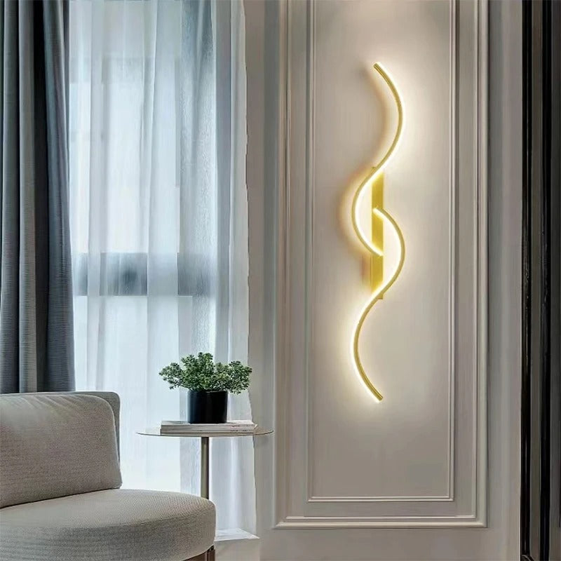 Modern LED Wall Lamp Minimalist Led Light Bedroom Bedside Long Strip