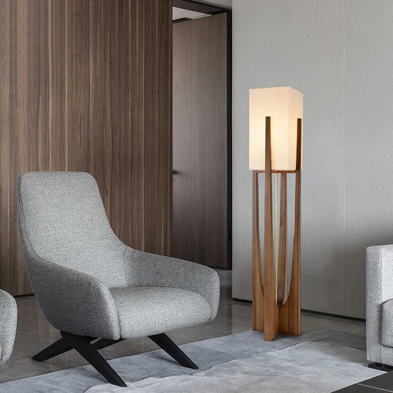 Wooden Floor Lamp Nordic Designers Floor Lamp