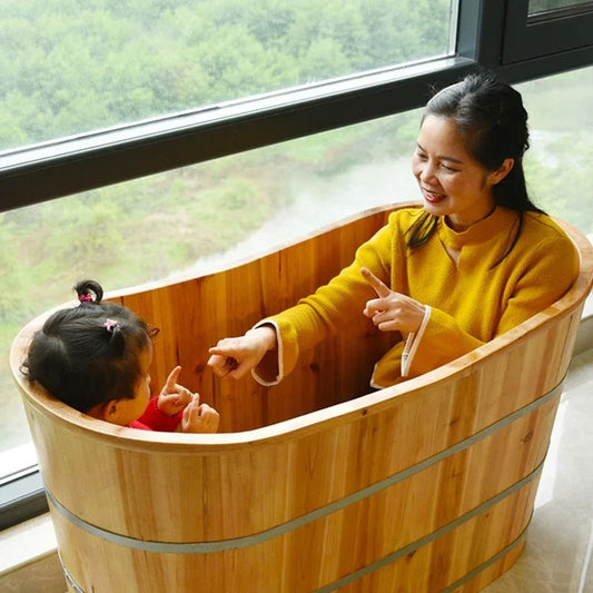 Fragrance Household Wooden Bathtub Personal Backrest Exquisite