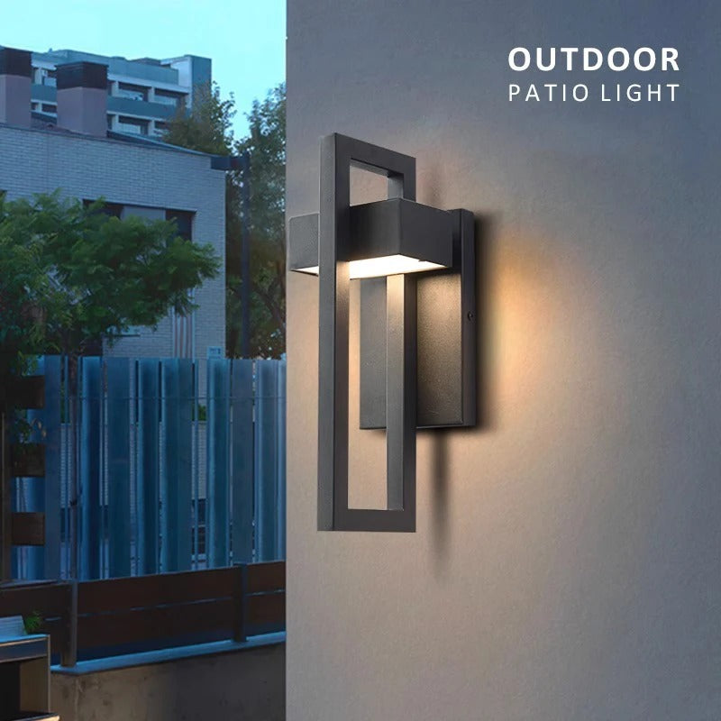 Geometric Outdoor Wall Light Lamp