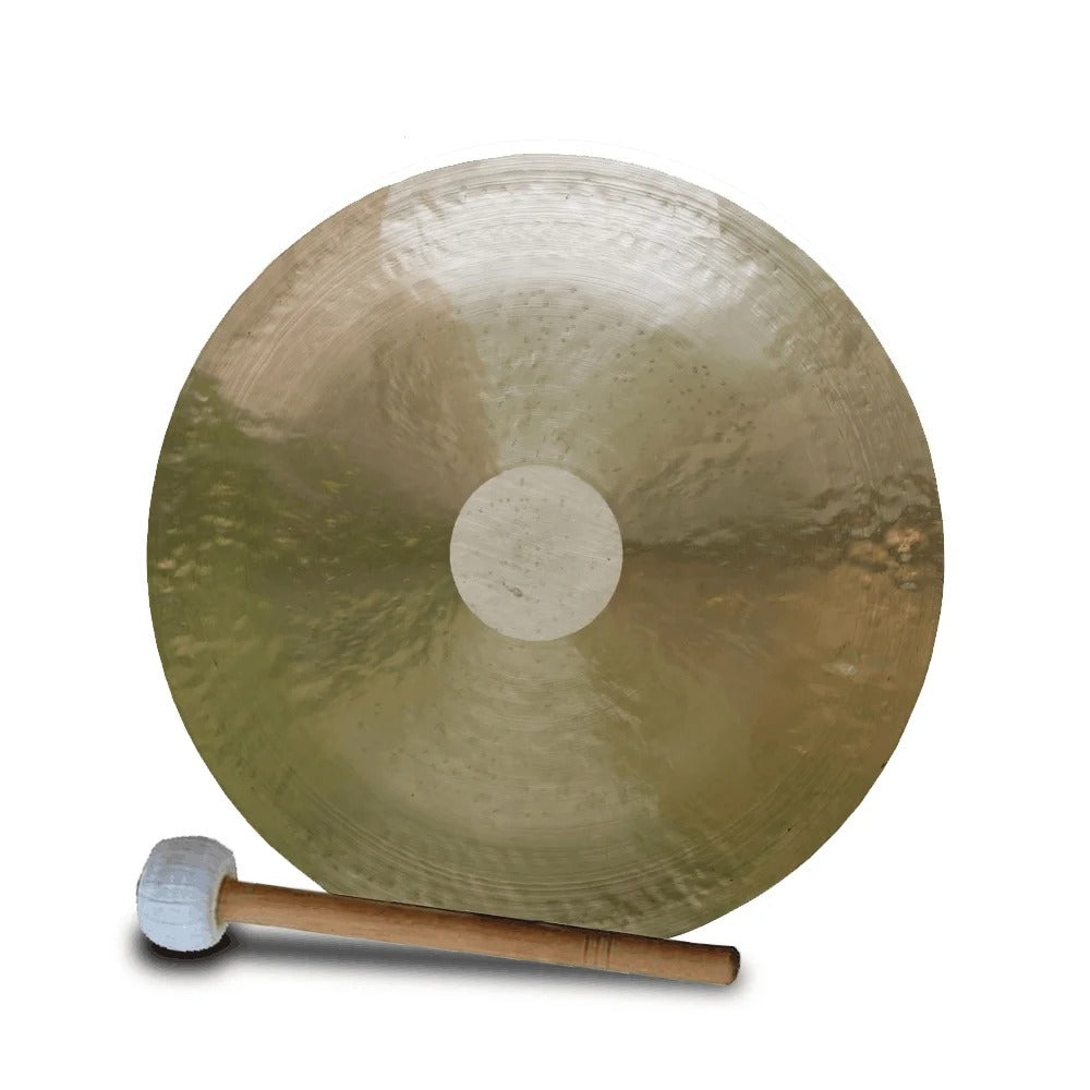 Sound Healing Chinese Wind Gong with Mallet Bronze