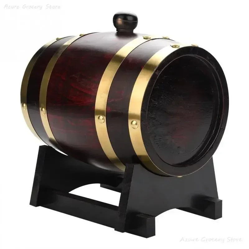 1.5/3/5/10L Oak Wine Brewing Barrel Beer Brewing Equipment H