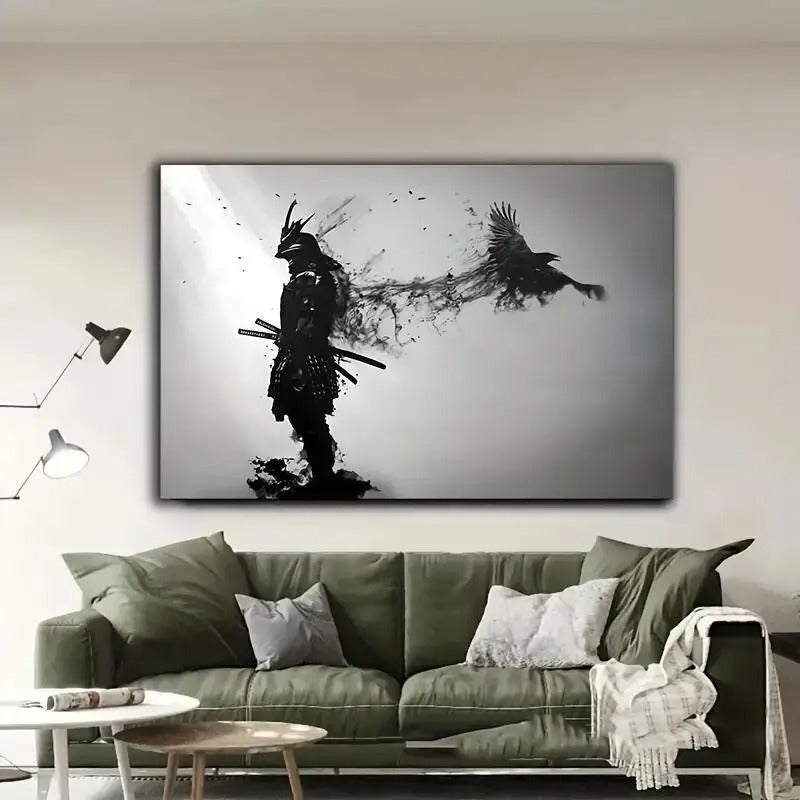 Japanese Samurai Man Posters Wall Painting