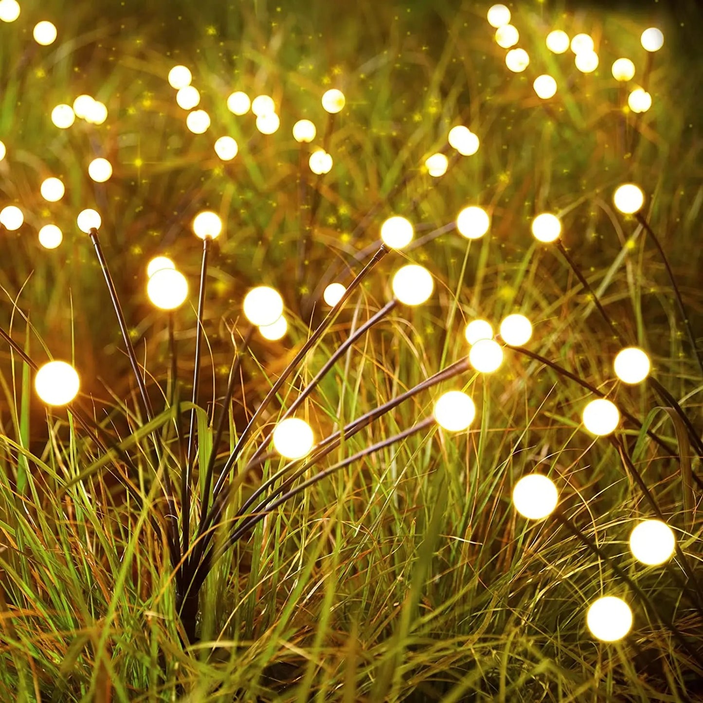 LED Solar Garden Lights Powered Firefly Lights