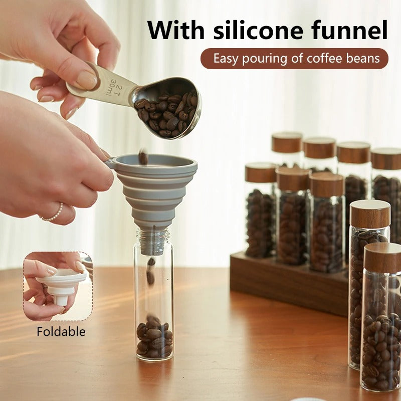 Coffee Beans Storage Container Tube