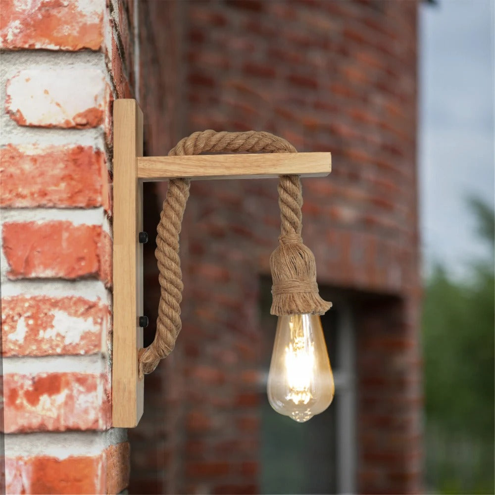 Hemp Rope Wall Lamps