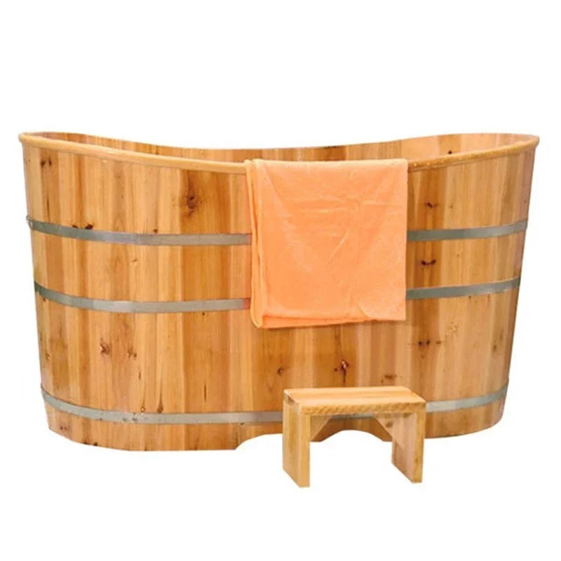 Fragrance Household Wooden Bathtub Personal Backrest Exquisite