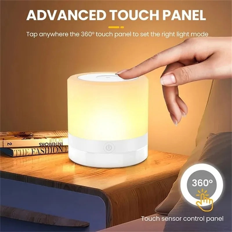 Mini Touch Sensor Bedside Lamps LED