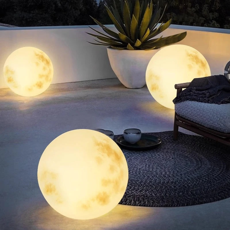 Moon lamp outdoor solar lawn lamp