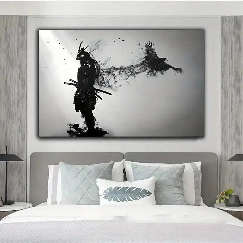 Japanese Samurai Man Posters Wall Painting