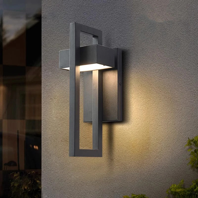 Geometric Outdoor Wall Light Lamp