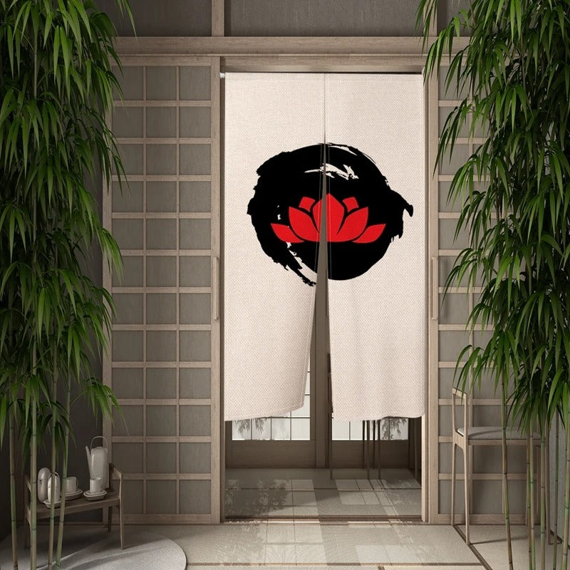 Japan Shrine Door Curtain Doorway