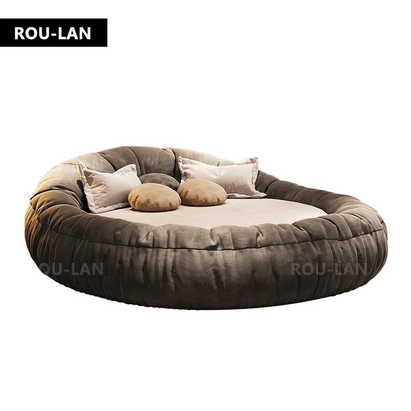 Light Luxury Round Bed