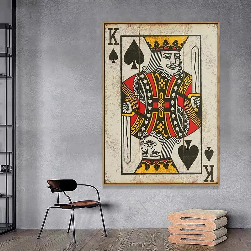 Vintage Poker Poster Playing Cards Posters