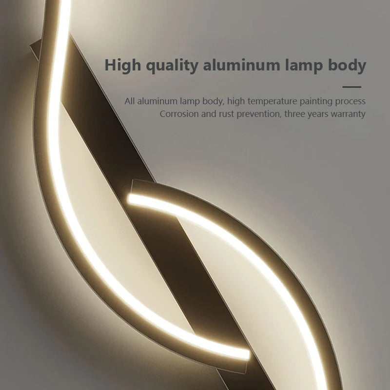 Modern LED Wall Lamp Minimalist Led Light Bedroom Bedside Long Strip