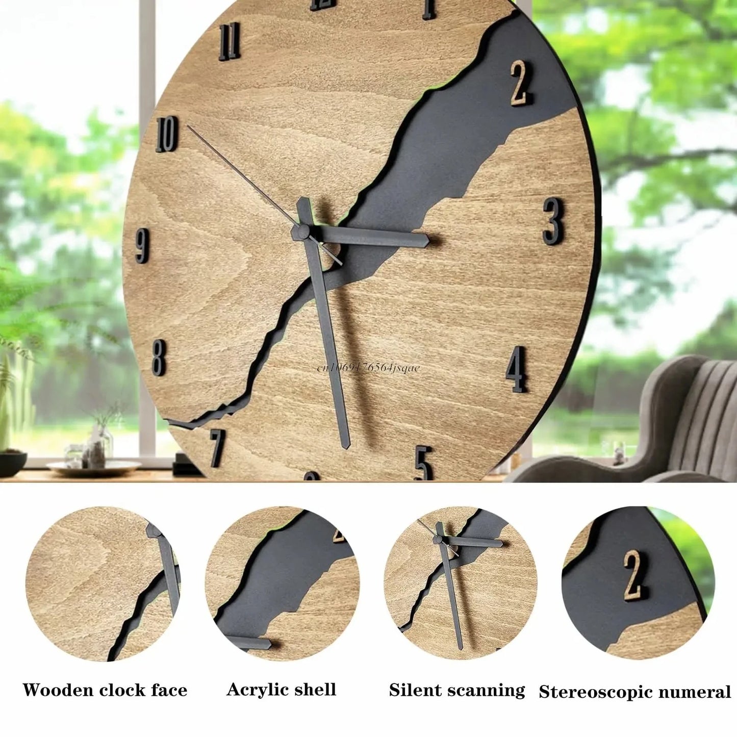 cross-border living room clock