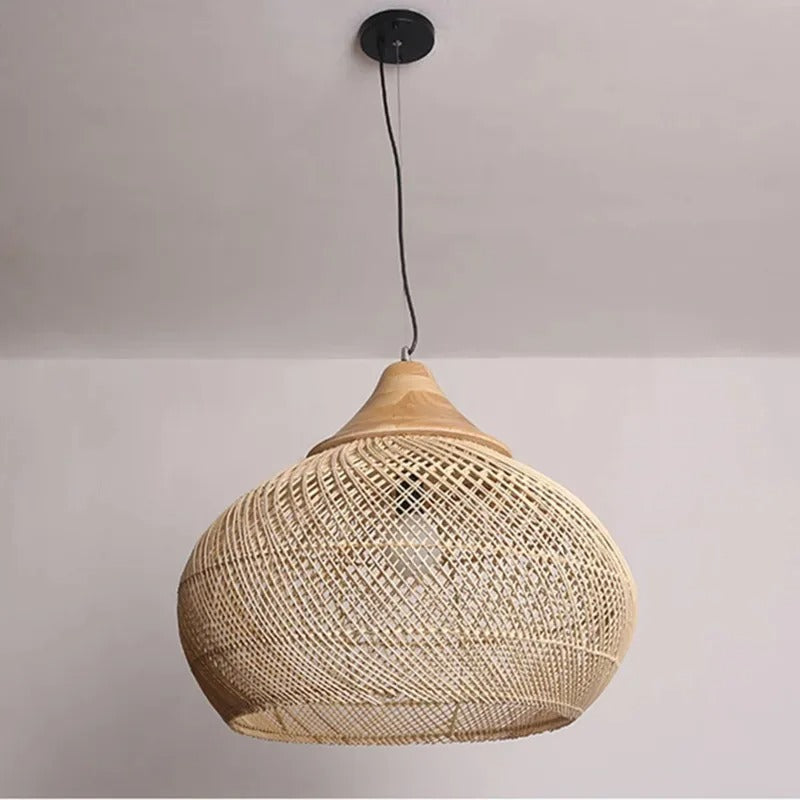 Japanese Style Vintage rattan lamp