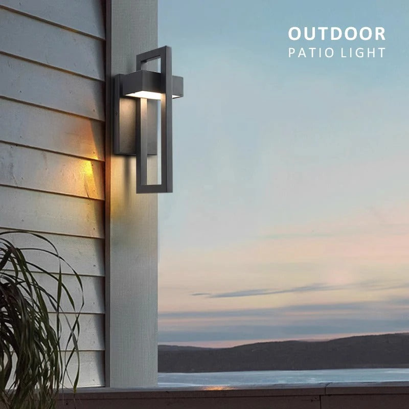 Geometric Outdoor Wall Light Lamp