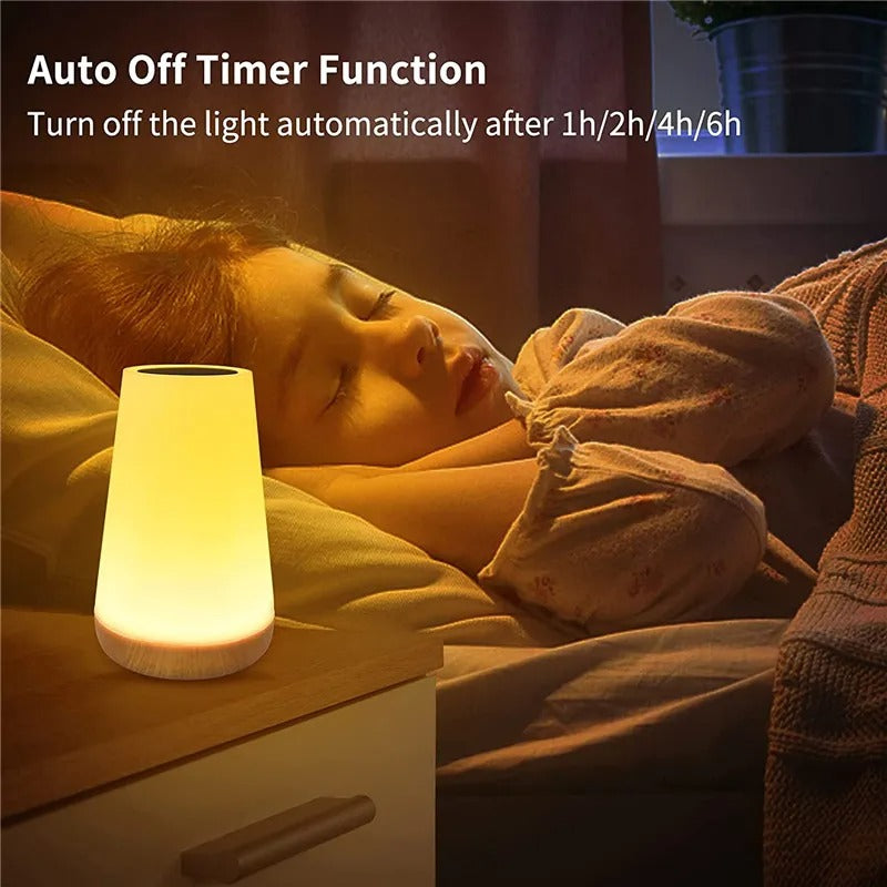 13 Color Changing Night Light RGB Remote Control Touch Dimmable Lamp