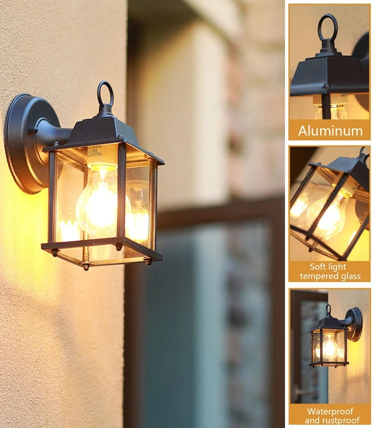 Retro Outdoor Wall Light Villa