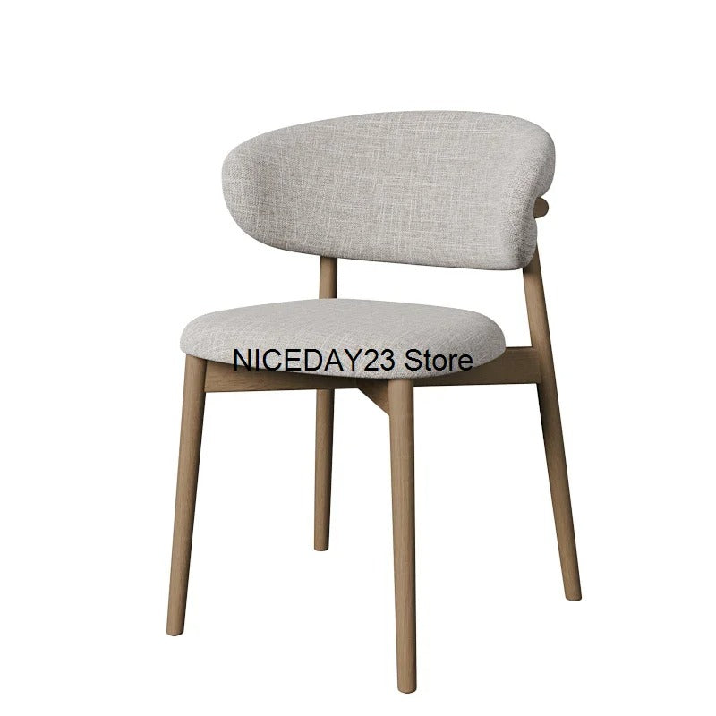 Wooden Bedroom Dining Chairs Nordic Kitchen Velvet