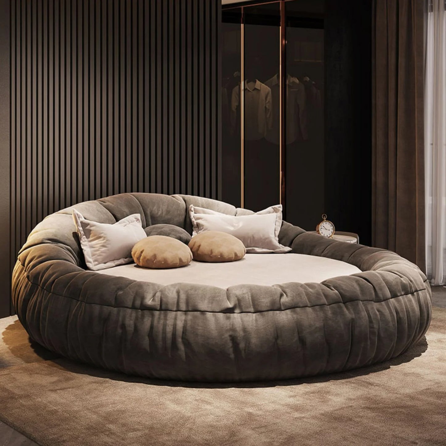 Light Luxury Round Bed