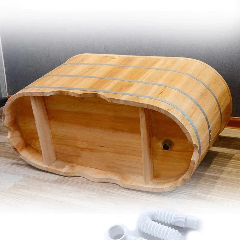 Fragrance Household Wooden Bathtub Personal Backrest Exquisite