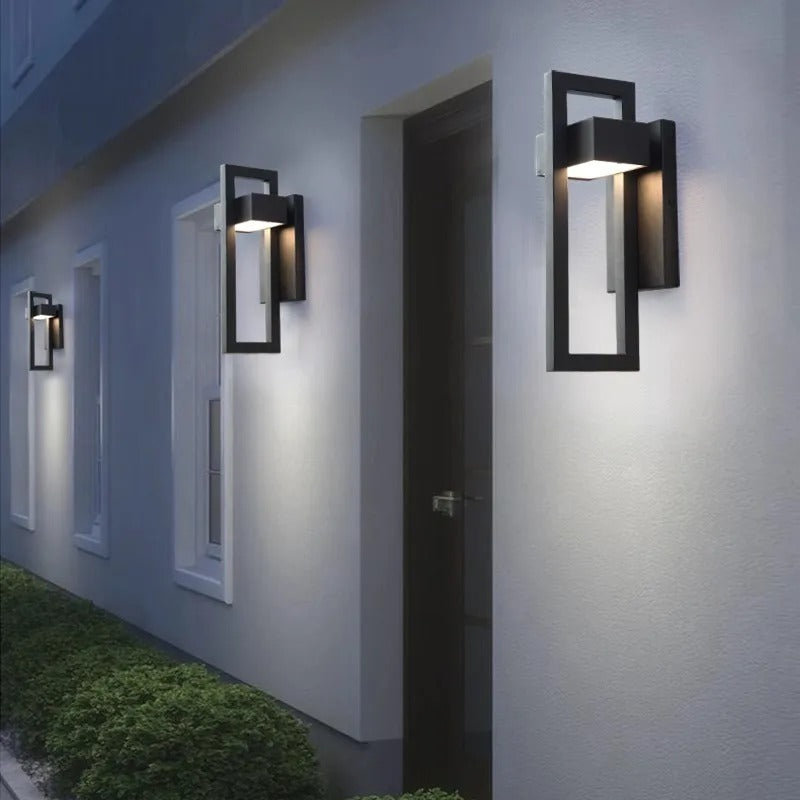 Geometric Outdoor Wall Light Lamp