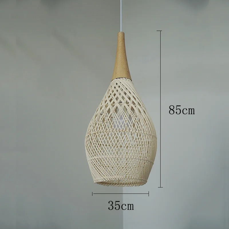 Japanese Style Vintage rattan lamp