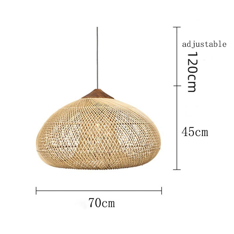 Japanese Style Vintage rattan lamp