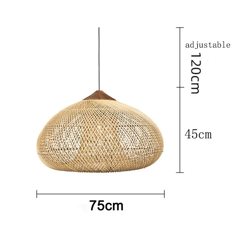 Japanese Style Vintage rattan lamp