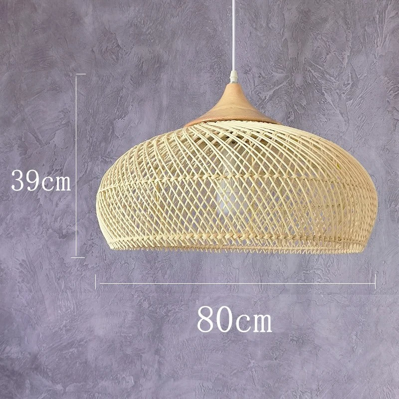 Japanese Style Vintage rattan lamp