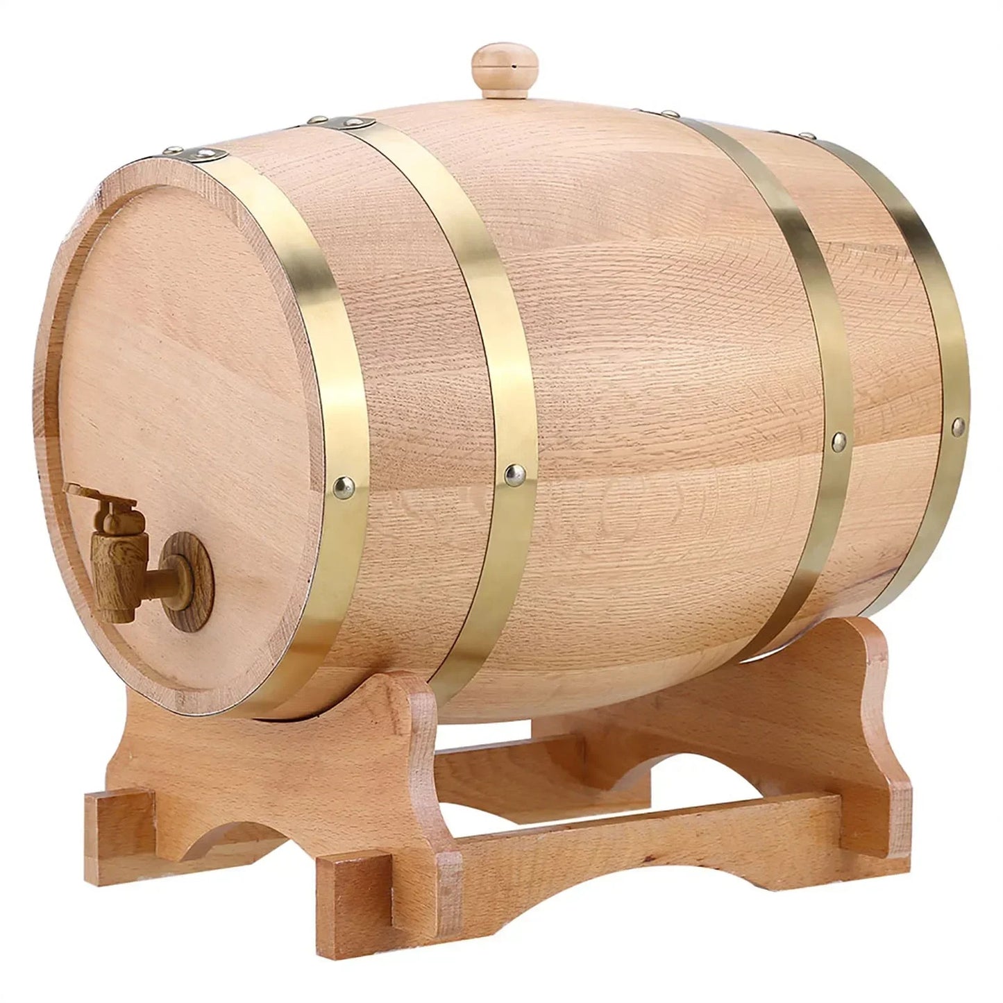 1.5/3/5/10L Oak Wine Brewing Barrel Beer Brewing Equipment H