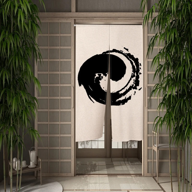 Japan Shrine Door Curtain Doorway