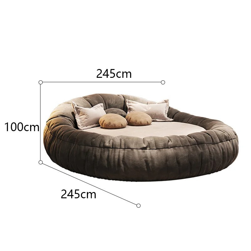 Light Luxury Round Bed