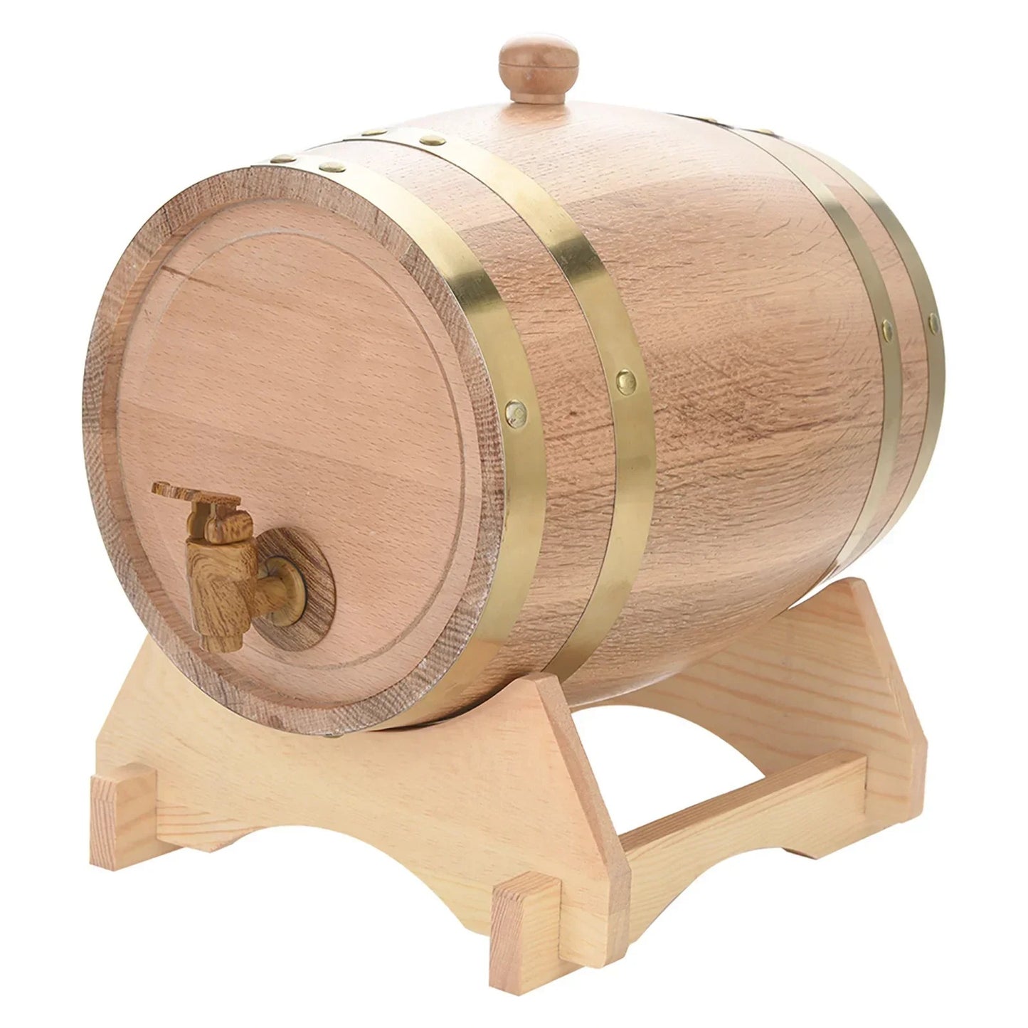 1.5/3/5/10L Oak Wine Brewing Barrel Beer Brewing Equipment H