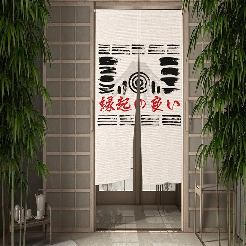 Japan Shrine Door Curtain Doorway