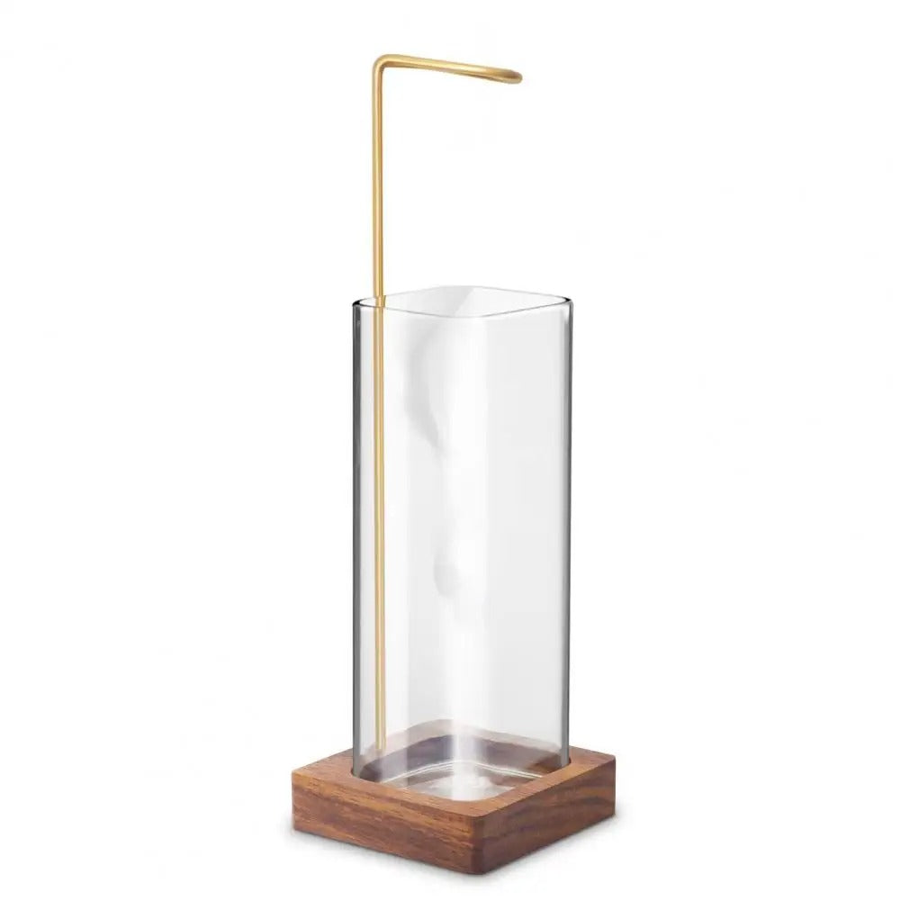 Modern Incense Burner With Glass Ash Catcher