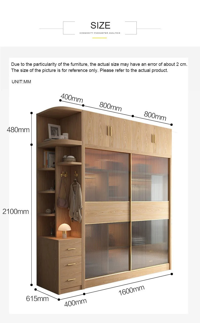 Fashion Wardrobe Double Hanging Assembly