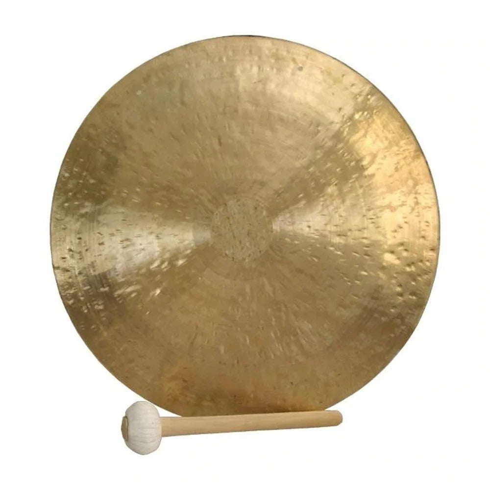 Sound Healing Chinese Wind Gong with Mallet Bronze