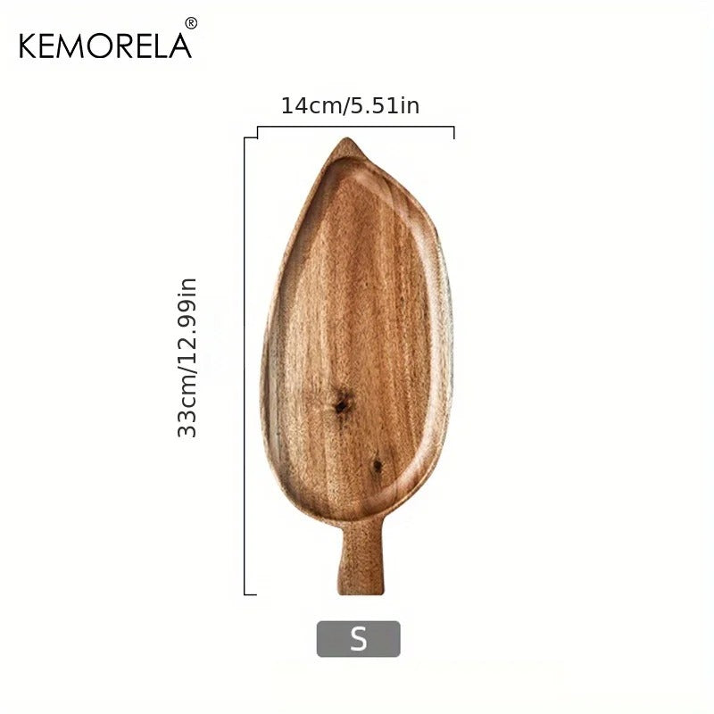 KEMORELA 1PCS Serving Wooden Tray