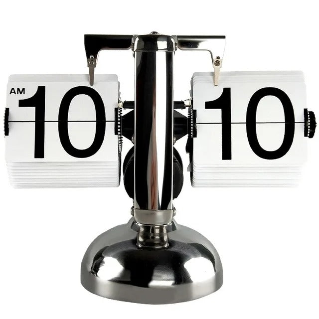 Retro Flip Table Mechanical Clock