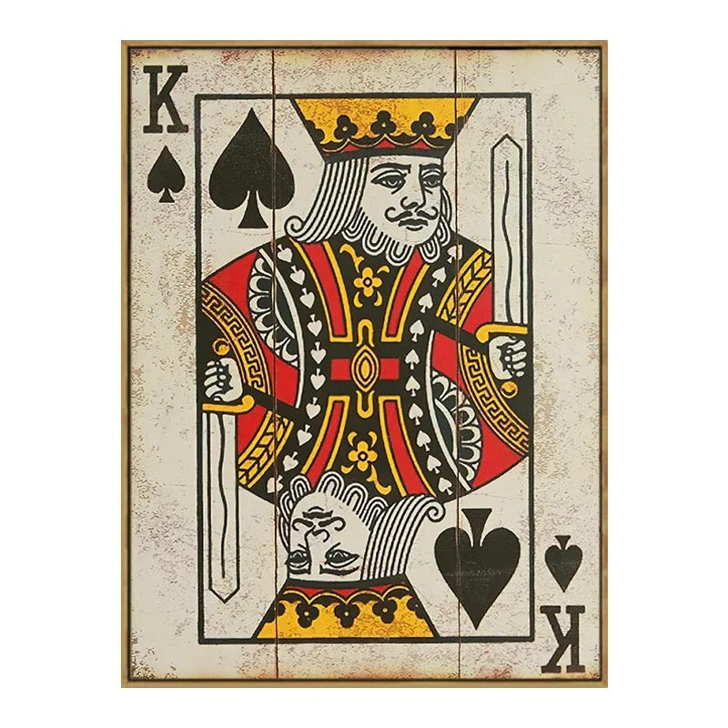 Vintage Poker Poster Playing Cards Posters